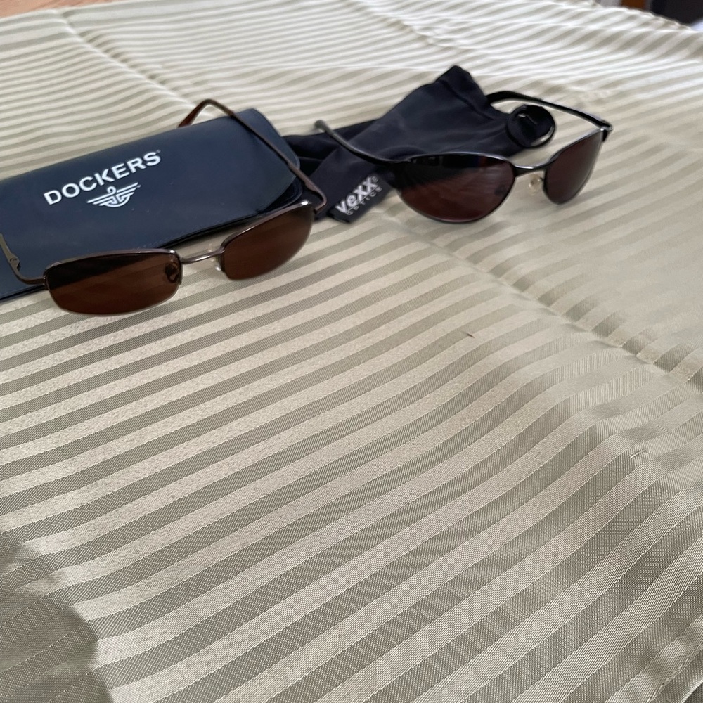 Dockers Women’s  Sunglasses in Dark Brown & Vexx Optics Sunglasses